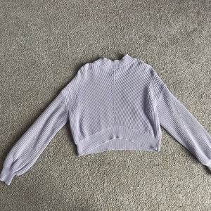 Lavender crop sweater